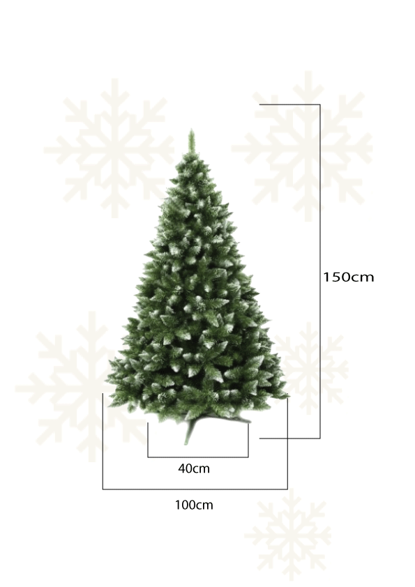 Vianočný-stromček-Jedľa-150cm-Luxury-Diamond